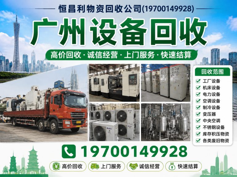 白云区珠三角物资回收展示图