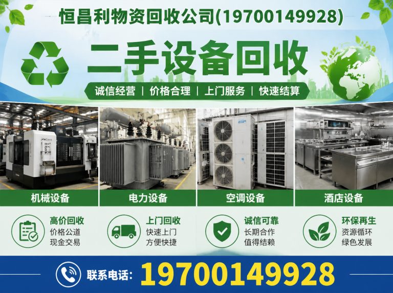 白云区闲置设备回收展示图